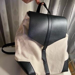 Vegan Leather and Canvas Deu Lux Backpack